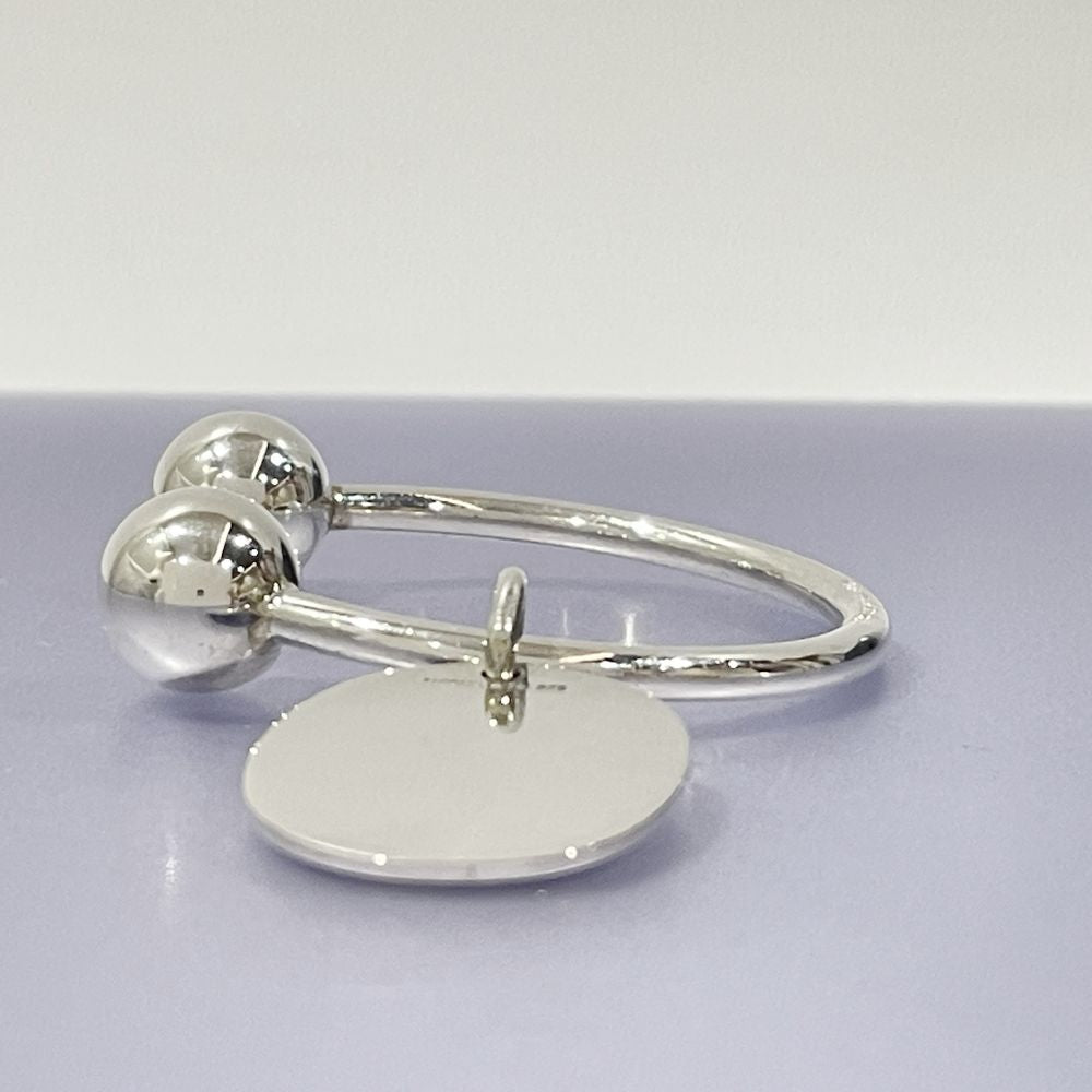 TIFFANY&Co.(ティファニー) オーバルタグ キーホルダー シルバー925 ユニセックス【中古AB】20240827