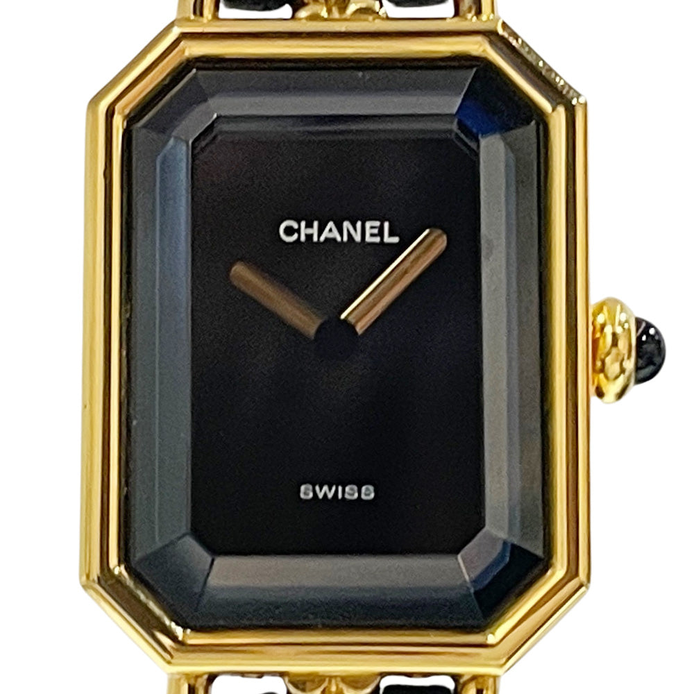 CHANEL(シャネル) プルミエール Lサイズ H0001 腕時計 GP/レザー レディース【中古B】20241001