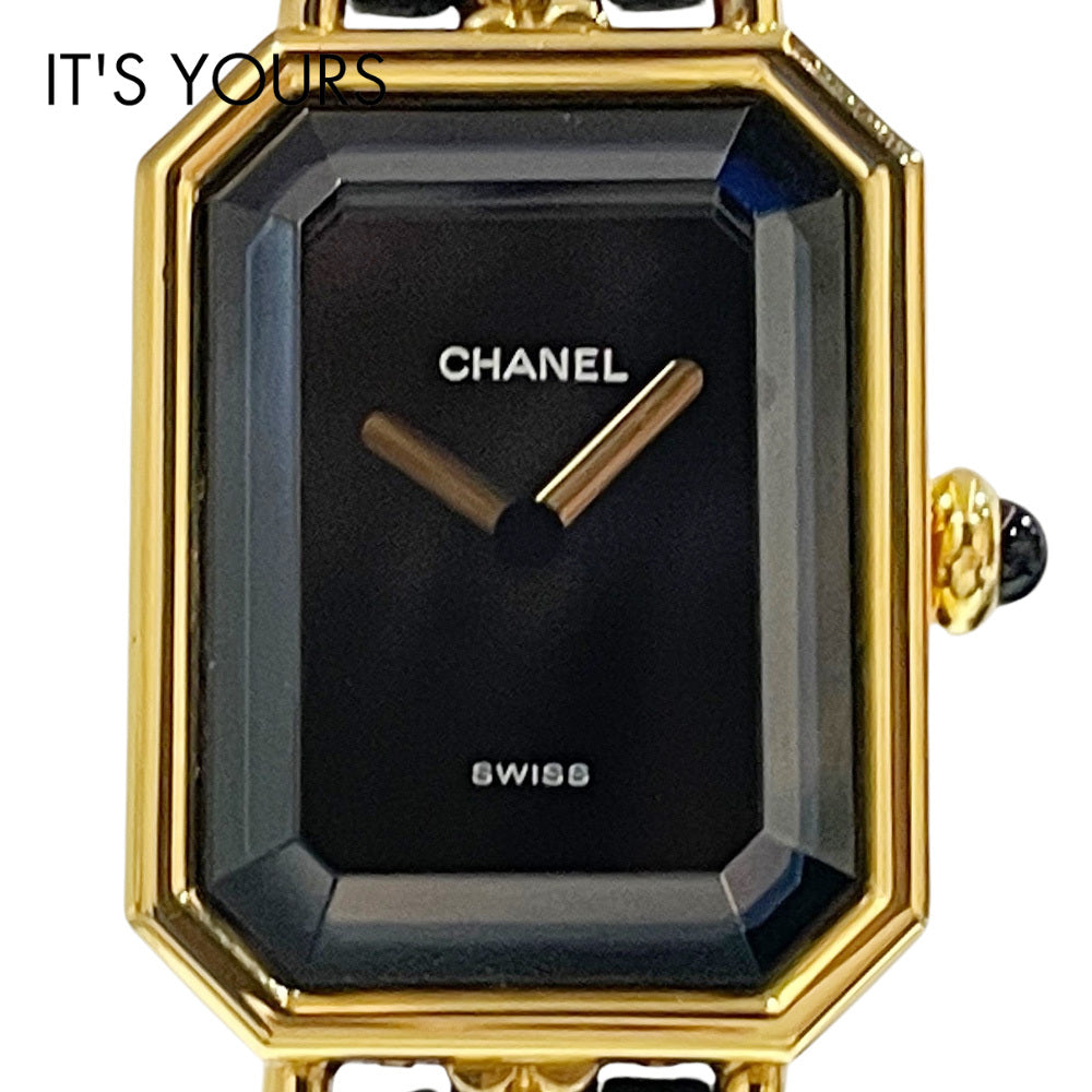 CHANEL(シャネル) プルミエール Lサイズ H0001 腕時計 GP/レザー レディース【中古B】20241001