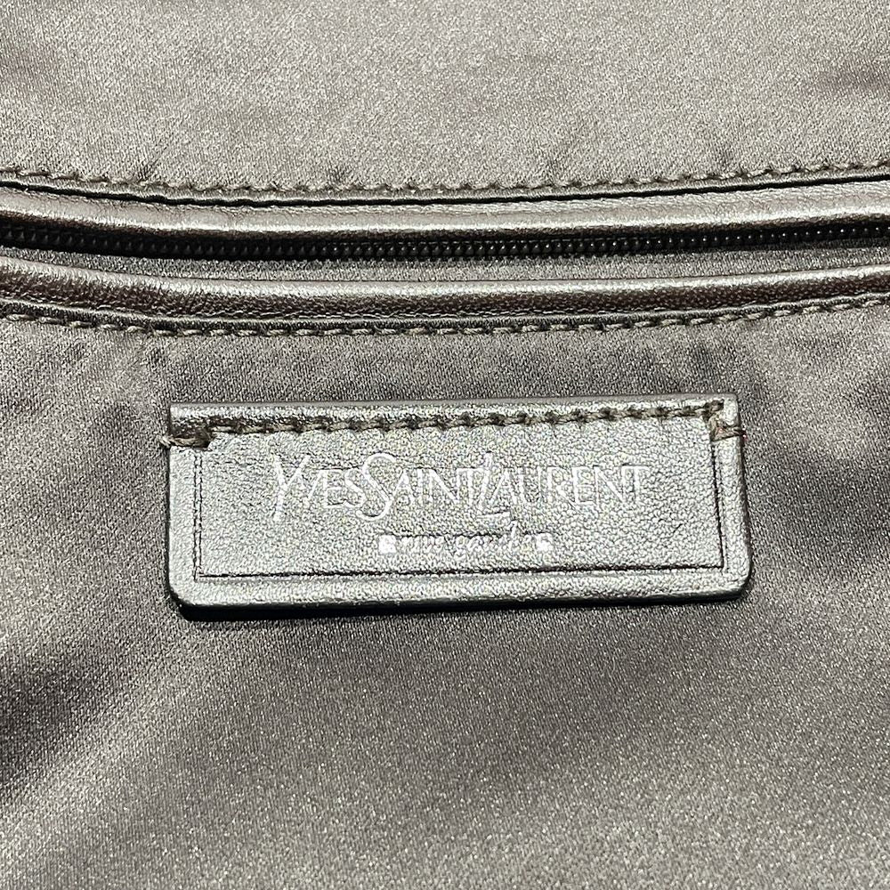 YVES SAINT LAURENT(イヴ・サンローラン) カハラ YSL 巾着 121631 トートバッグ キャンバス/レザー レディース【中古B】20240908