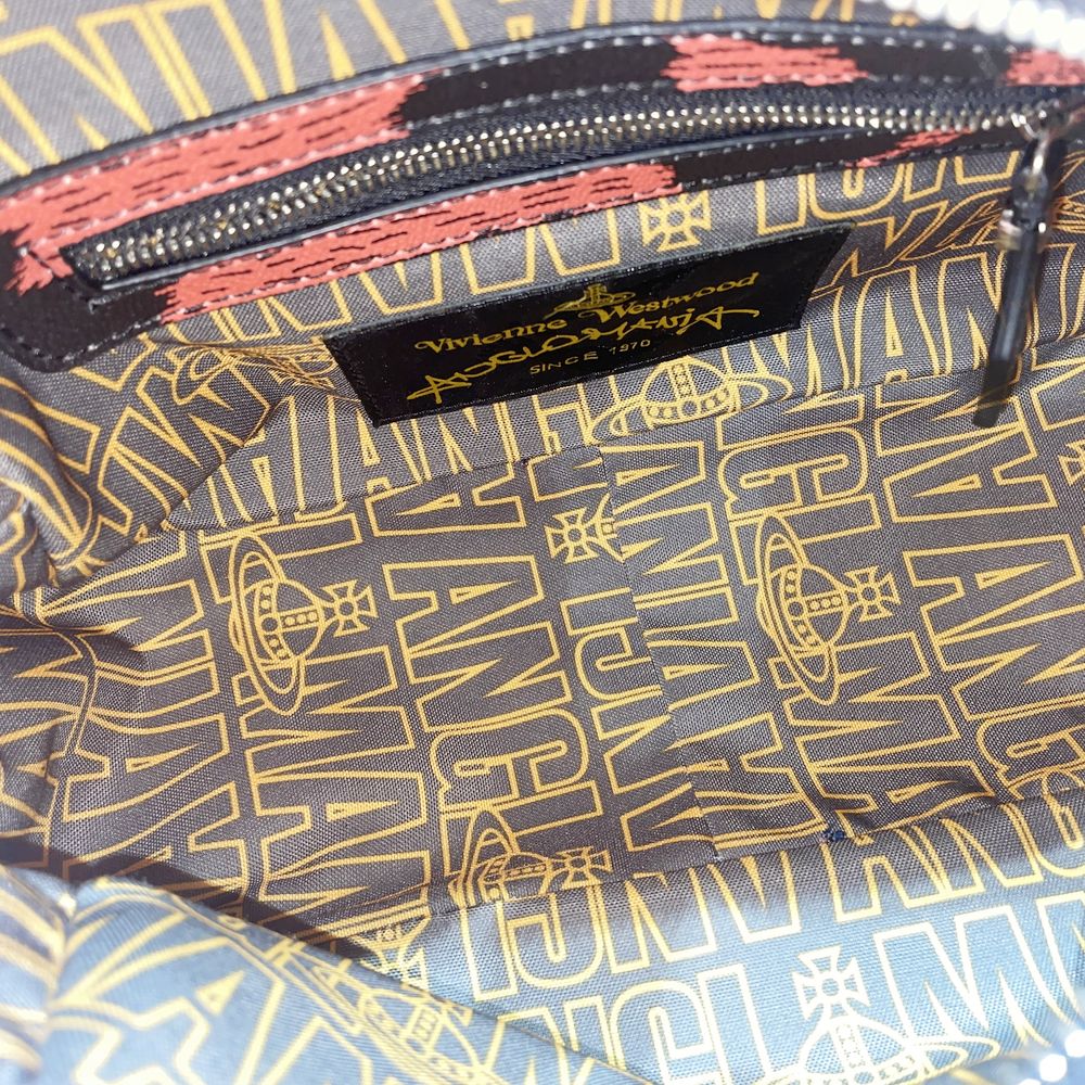 中古B/標準】Vivienne Westwood ANGLOMANIA ヴィヴィアンウエストウッド アングロマニア オーブ プリント 2WAY ミニ  レディース ハンドバッグ20488138