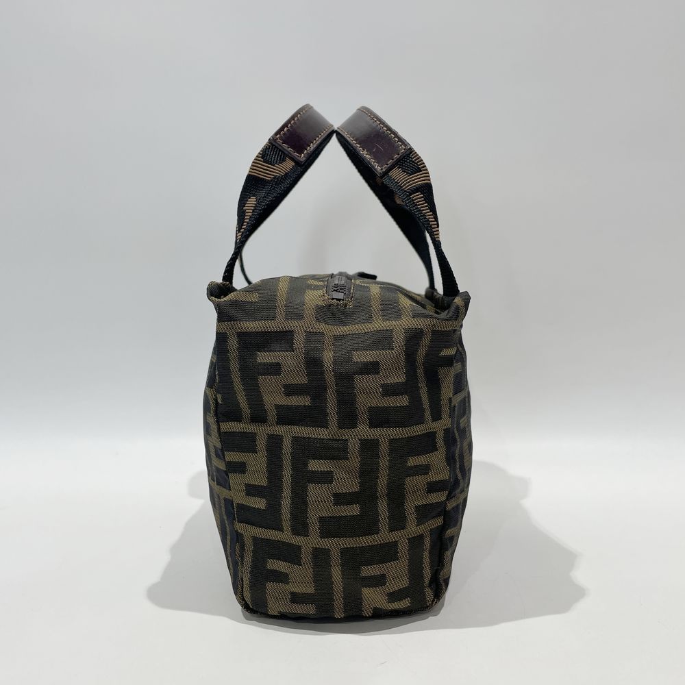 FENDI(フェンディ) ズッカ ミニ ヴィンテージ ハンドバッグ キャンバス/レザー レディース【中古B】20240908