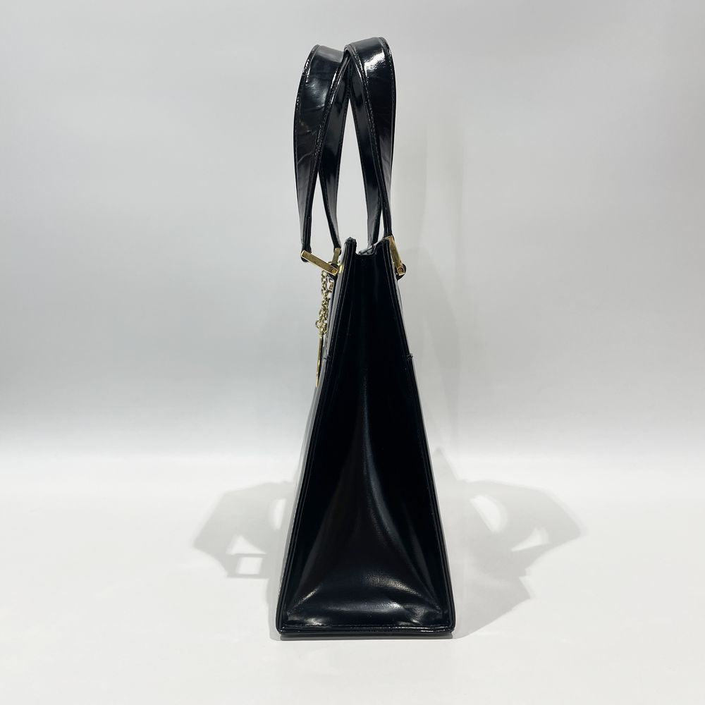 YVES SAINT LAURENT(イヴ・サンローラン) ロゴ 金具 チャーム ヴィンテージ ハンドバッグ レザー レディース【中古AB】20240901