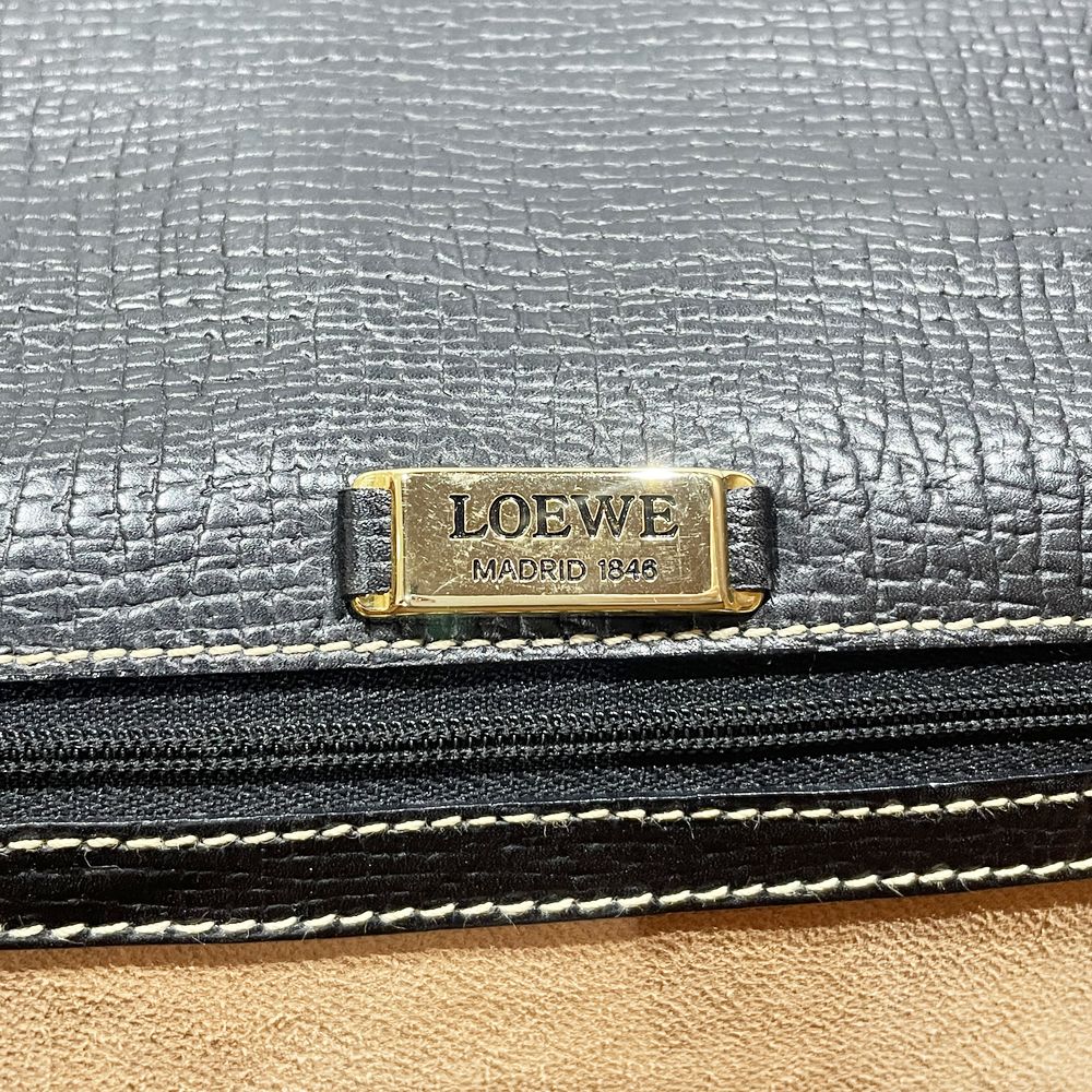 LOEWE(ロエベ) バルセロナ トップハンドル ヴィンテージ ハンドバッグ レザー レディース【中古AB】20240526