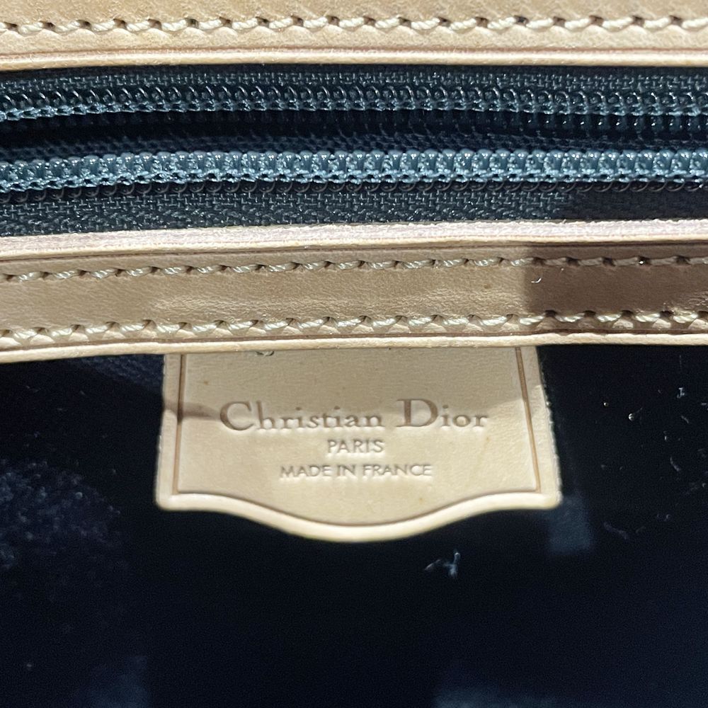 Christian Dior(クリスチャンディオール) トロッター 斜め掛け ヴィンテージ ショルダーバッグ PVC/レザー レディース【中古AB】20240908