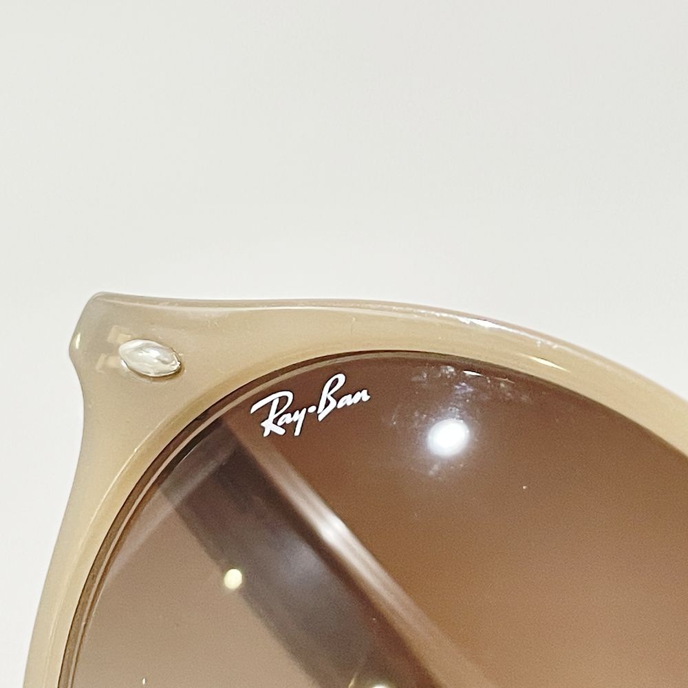 中古AB/使用感小】Ray-Ban レイバン ラウンド ユニセックス サングラス RB2180-F 6166/13 ベージュ20488168