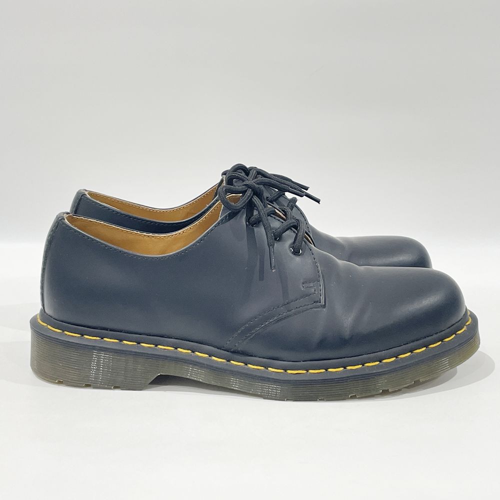 中古B/標準】Dr.Martens ドクターマーチン 3ホール スタンダード UK7（25.5cm） メンズ ローファー PA004 1461  ブラック20488171