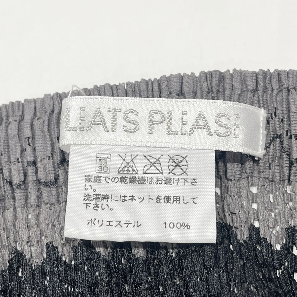 PLEATS PLEASE(プリーツプリーズ) イッセイミヤケ プリーツメッシュ加工 カーディガン&スカート 2点セット サイズ3/2 PP73-JO504/PP73-JG505 セットアップ ポリエステル レディース【中古A】20240921