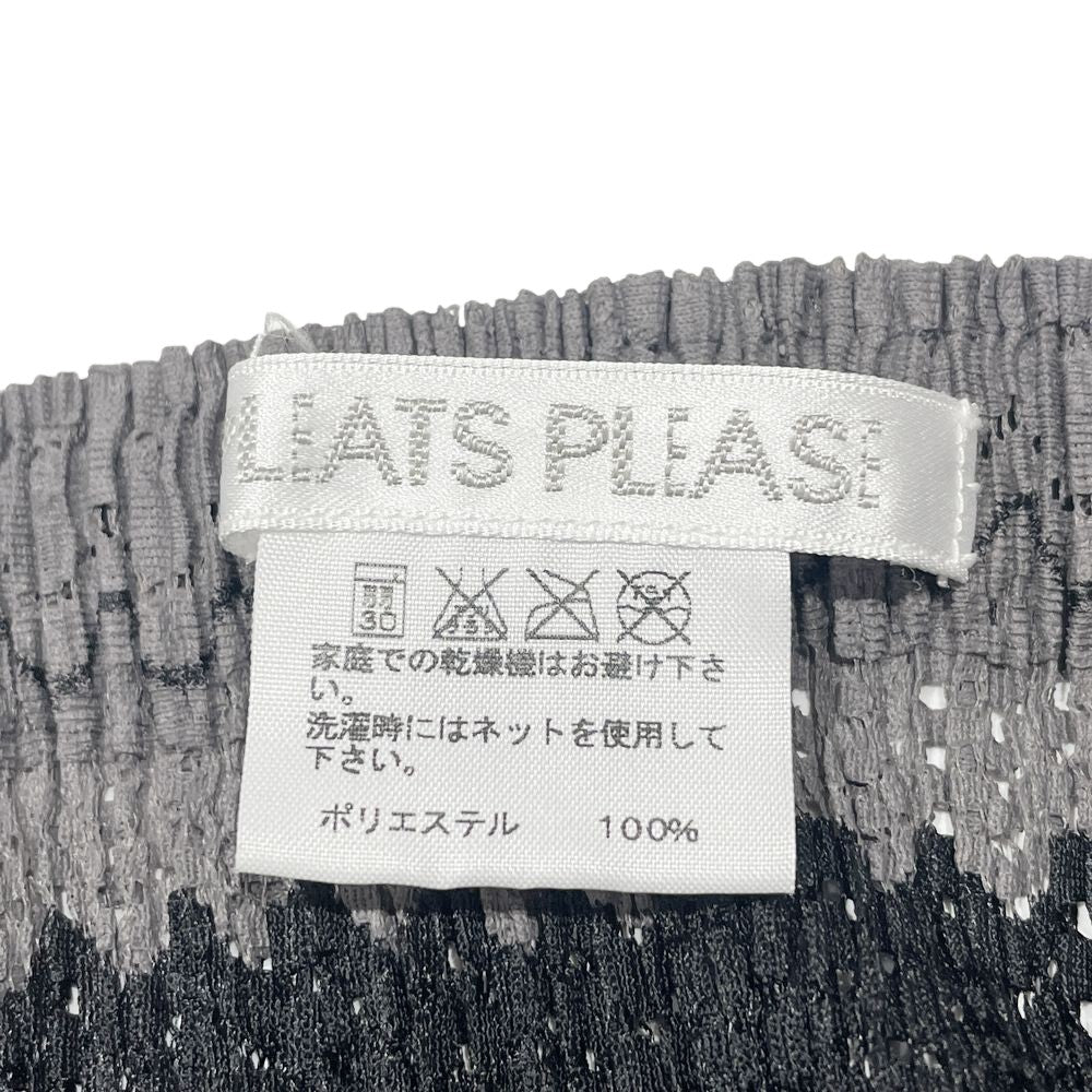 PLEATS PLEASE(プリーツプリーズ) イッセイミヤケ プリーツメッシュ加工 カーディガン&スカート 2点セット サイズ3/2 PP73-JO504/PP73-JG505 セットアップ ポリエステル レディース【中古A】20240921