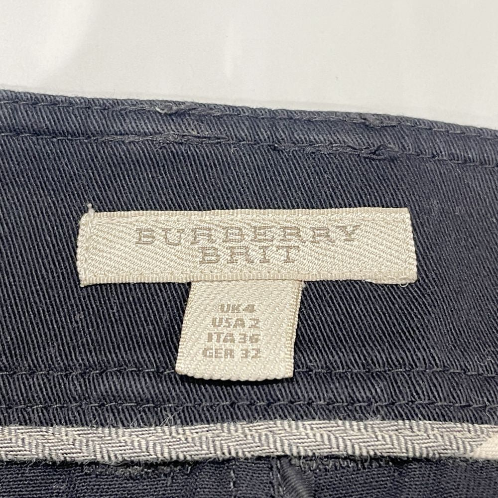 BURBERRY(バーバリー) ブリット ダブルジップ タイト カーゴ スカート コットン/エラスタン レディース【中古AB】20240928