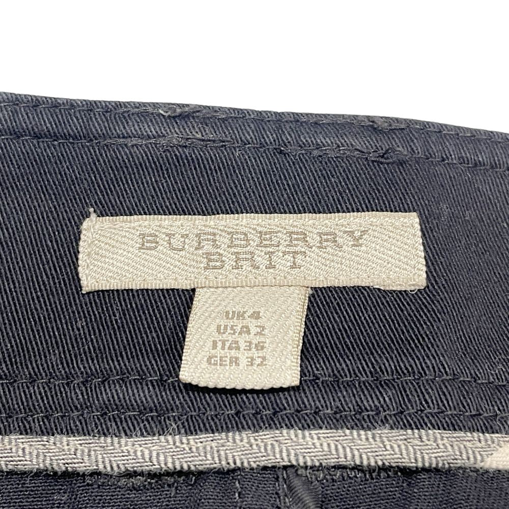 BURBERRY(バーバリー) ブリット ダブルジップ タイト カーゴ スカート コットン/エラスタン レディース【中古AB】20240928