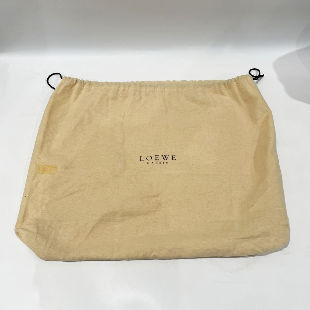 LOEWE(ロエベ) ロゴ 金具 ポーチ付き ヴィンテージ ハンドバッグ レザー レディース【中古AB】20240825