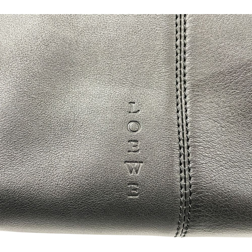 LOEWE(ロエベ) ロゴ 金具 ポーチ付き ヴィンテージ ハンドバッグ レザー レディース【中古AB】20240825