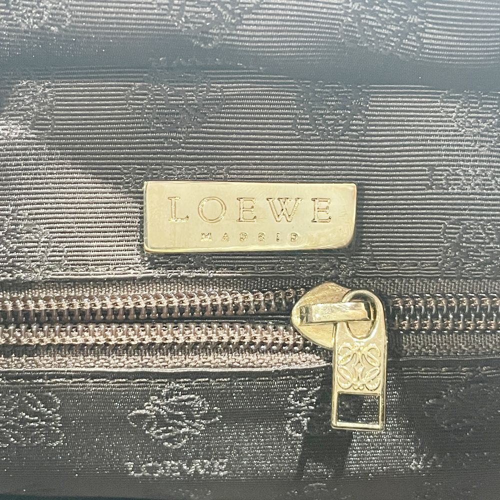 LOEWE(ロエベ) アナグラム ナッパ ミニ ヴィンテージ ハンドバッグ レザー レディース【中古AB】20240901