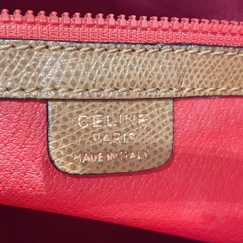 CELINE(セリーヌ) ロゴ 2WAY ヴィンテージ ハンドバッグ レザー レディース【中古B】20240824