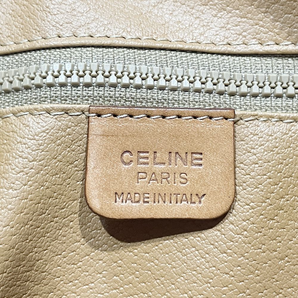 CELINE(セリーヌ) マカダム トリオンフ ヴィンテージ ボストンバッグ PVC/レザー レディース【中古B】20240825