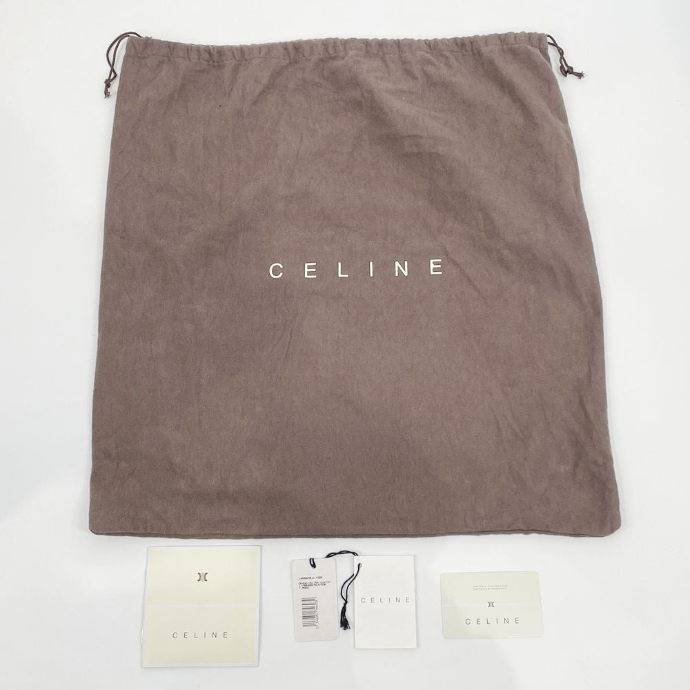 CELINE(セリーヌ) マカダム ミニ サイドベルト ヴィンテージ ハンドバッグ キャンバス/レザー レディース【中古B】20240901