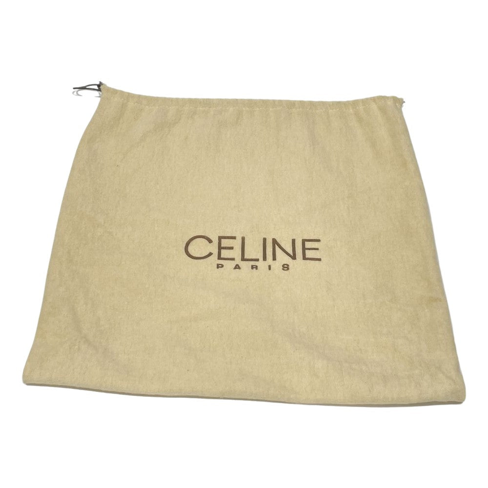 CELINE(セリーヌ) マカダム ターンロック トップハンドル ヴィンテージ ハンドバッグ PVC/レザー レディース【中古B】20240825