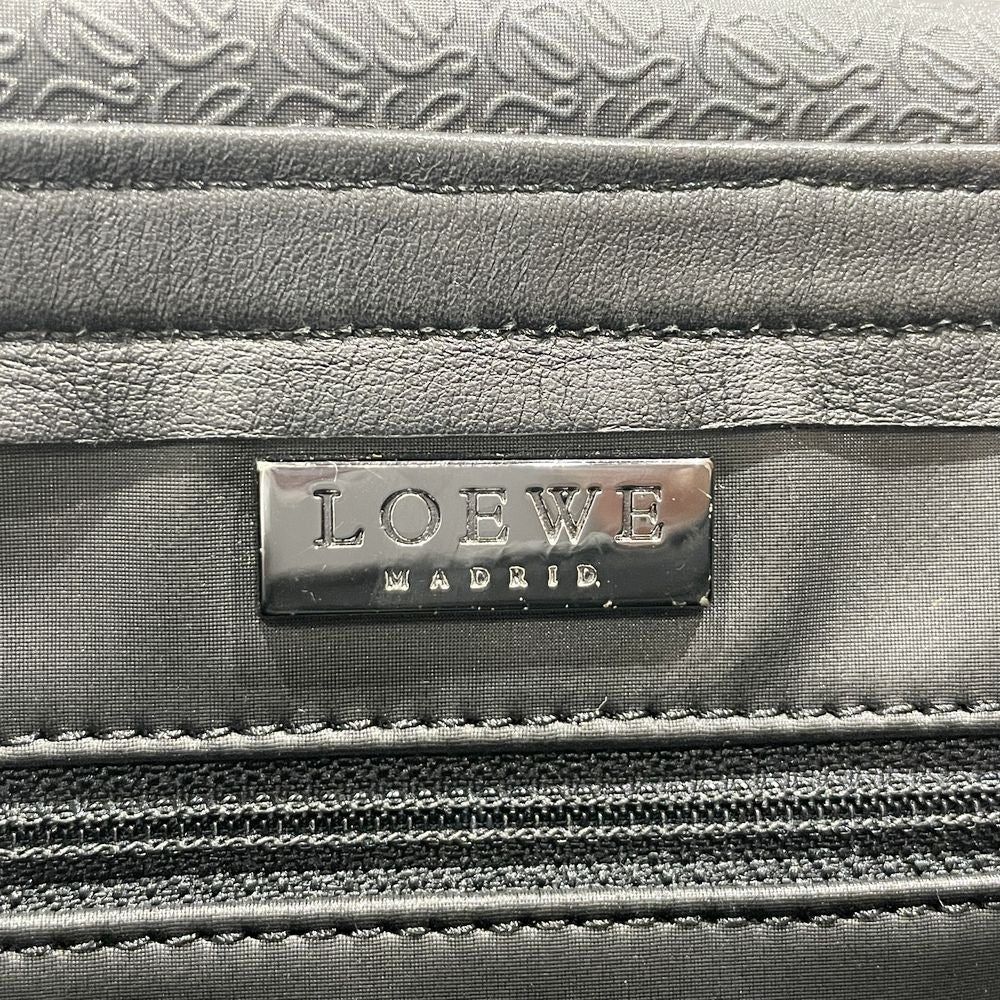 LOEWE(ロエベ) アナグラム サイドポケット ロゴショルダー 斜め掛け ショルダーバッグ レザー レディース【中古B】20240824