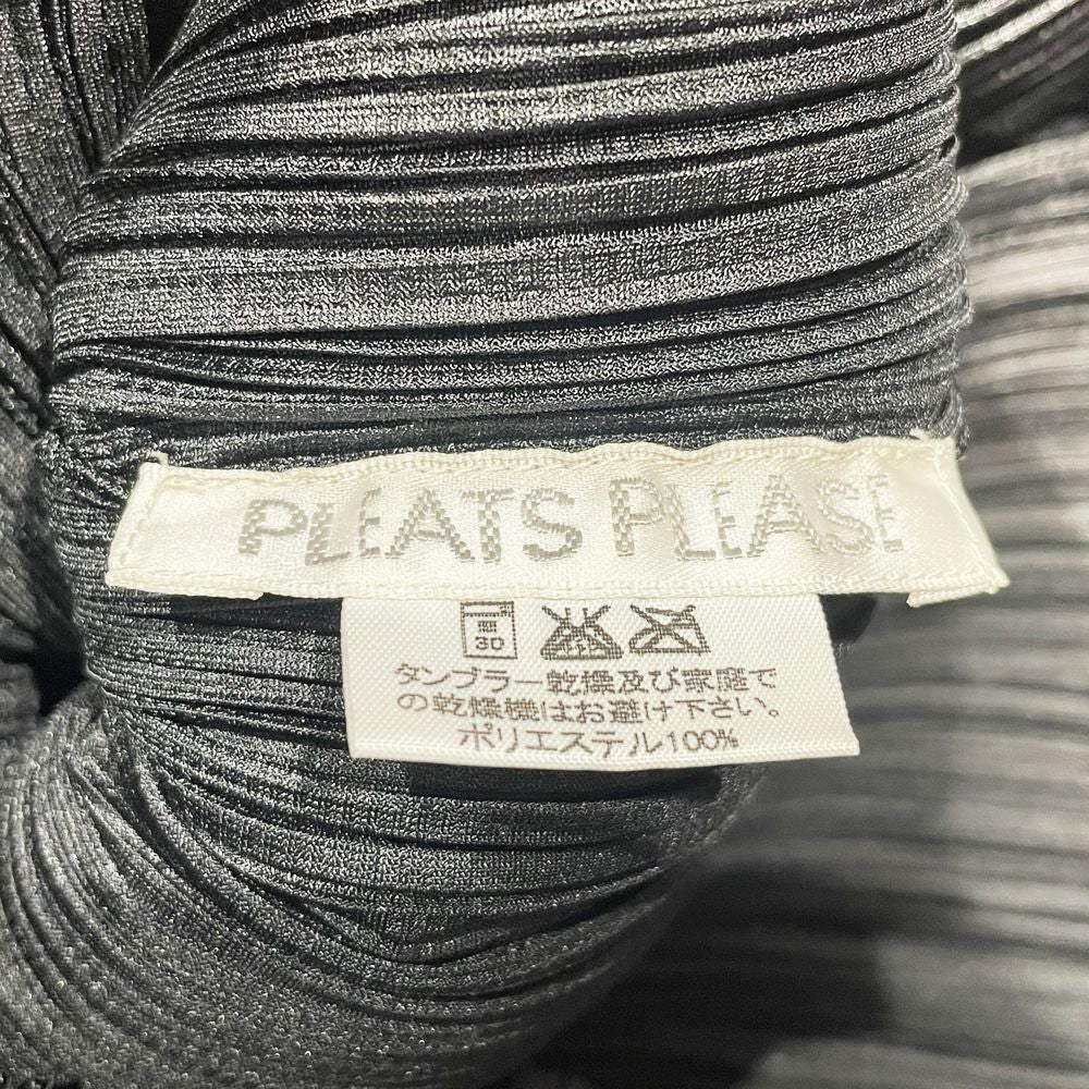 PLEATS PLEASE(プリーツプリーズ) イッセイミヤケ プリーツ加工 ノースリーブカットソー 長袖シャツ ロングスカート 3点セット サイズ3/3/2 PP05-JK001/PP05-JJ001/PP05-JG001 セットアップ ポリエステル レディース【中古B】20240831