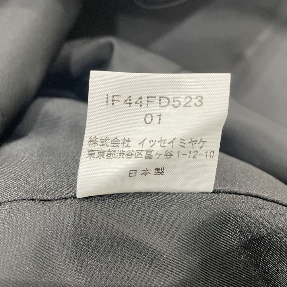 ISSEY MIYAKE(イッセイミヤケ) FETE フェット ショート丈 襟元サテン サイズ1 IM44FD523 ピーコート ウール/シルク/キュプラ/ポリエステル レディース【中古B】20240929