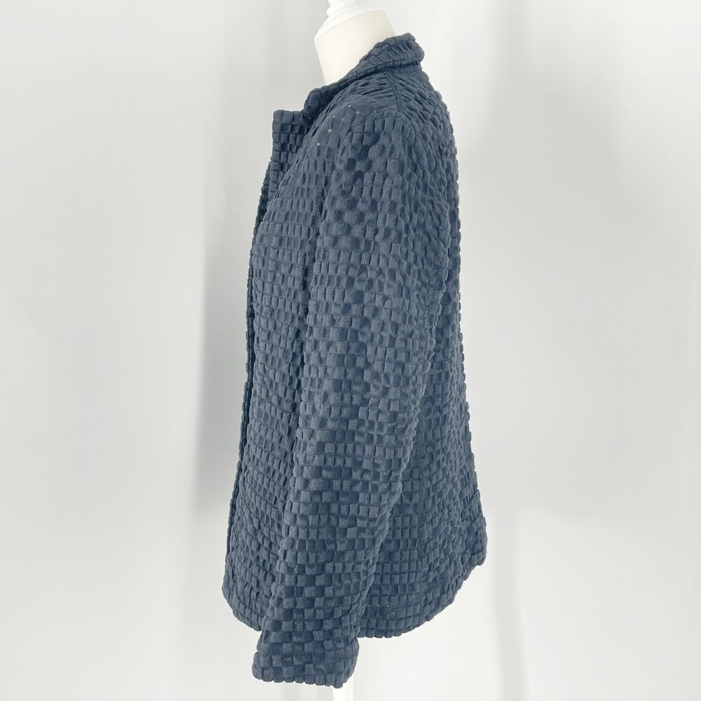 ISSEY MIYAKE(イッセイミヤケ) HaaT ハート ブロック チェック 2ボタン サイズ2 HA41FD585 テーラードジャケット コットン/ナイロン/ポリウレタン レディース【中古B】20240921