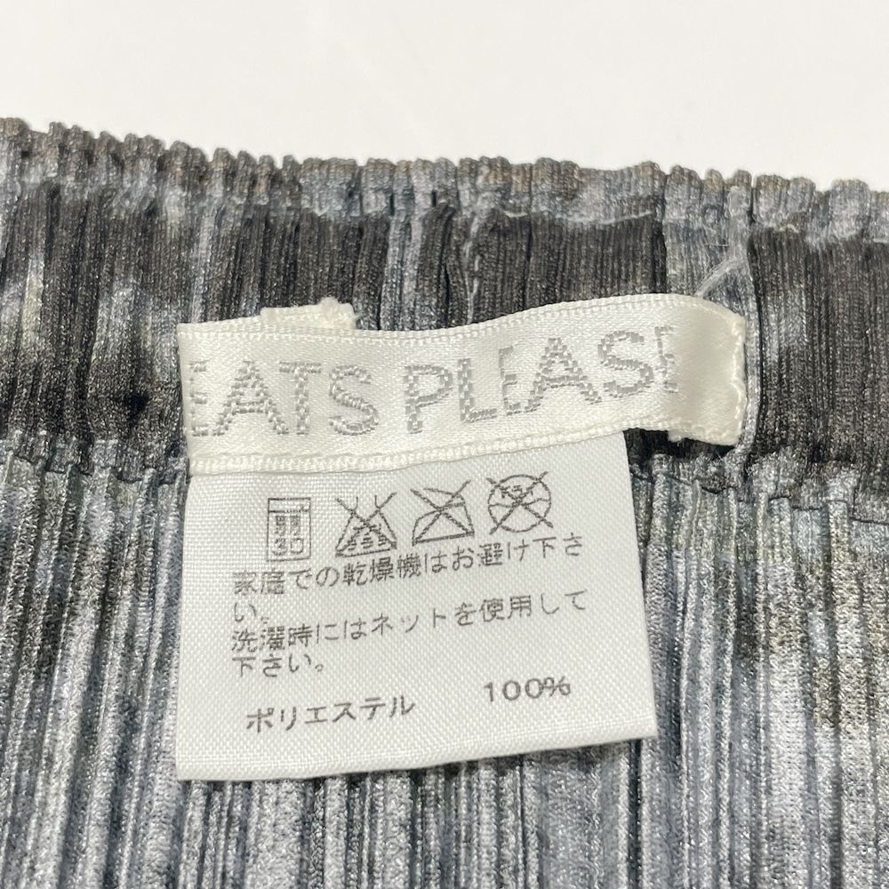 PLEATS PLEASE(プリーツプリーズ) イッセイミヤケ プリーツ加工 幾何学 プリント サイズ3 PP63-JG753 ロングスカート ポリエステル レディース【中古AB】20240827