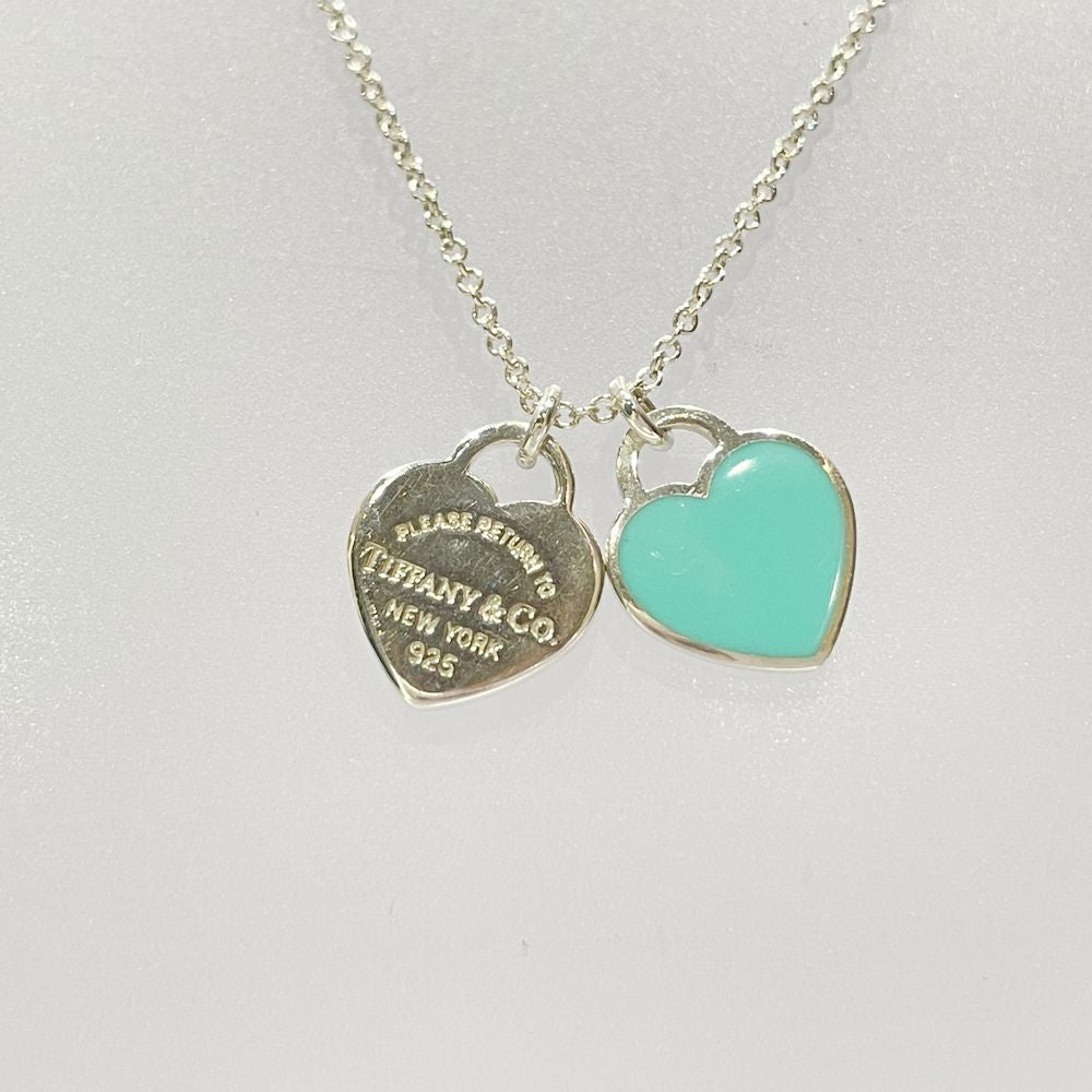 TIFFANY&Co.(ティファニー) リターントゥティファニー ダブルハートタグ ミニ ネックレス シルバー925 レディース【中古AB】20240221