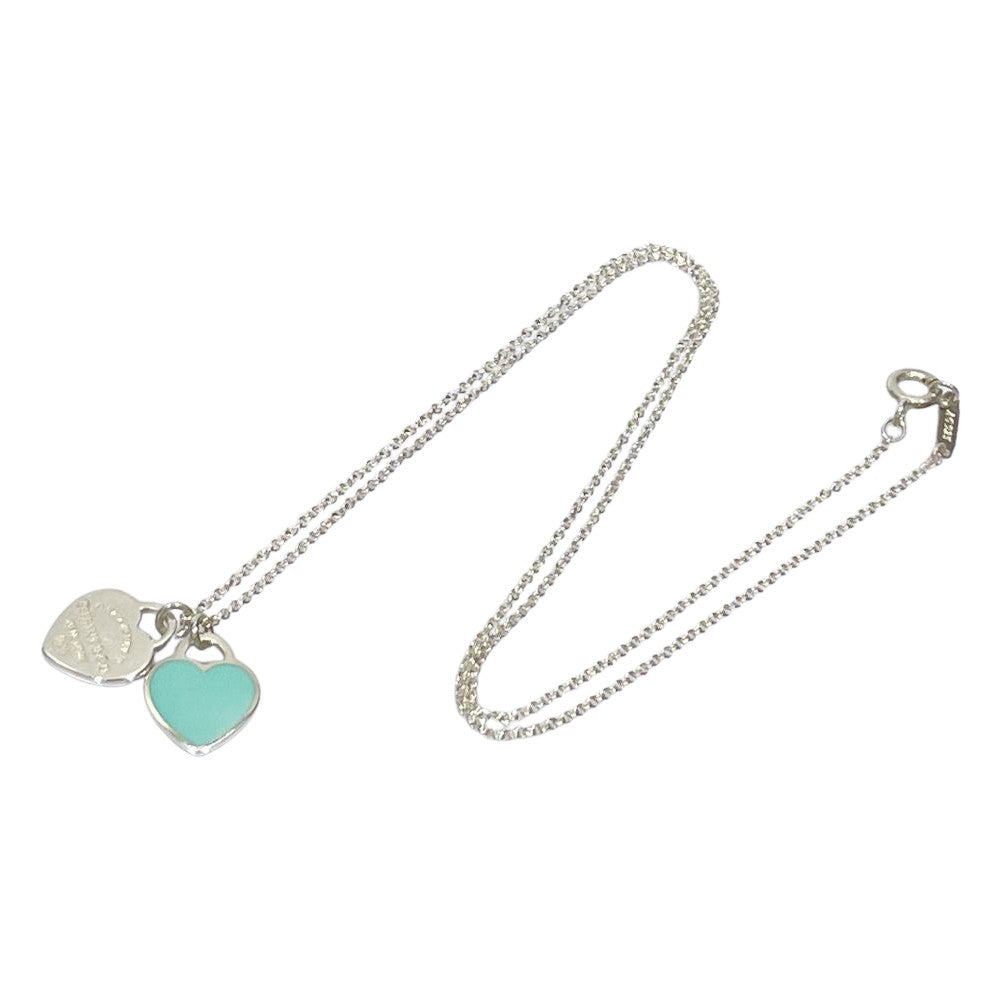 TIFFANY&Co.(ティファニー) リターントゥティファニー ダブルハートタグ ミニ ネックレス シルバー925 レディース【中古AB】20240221