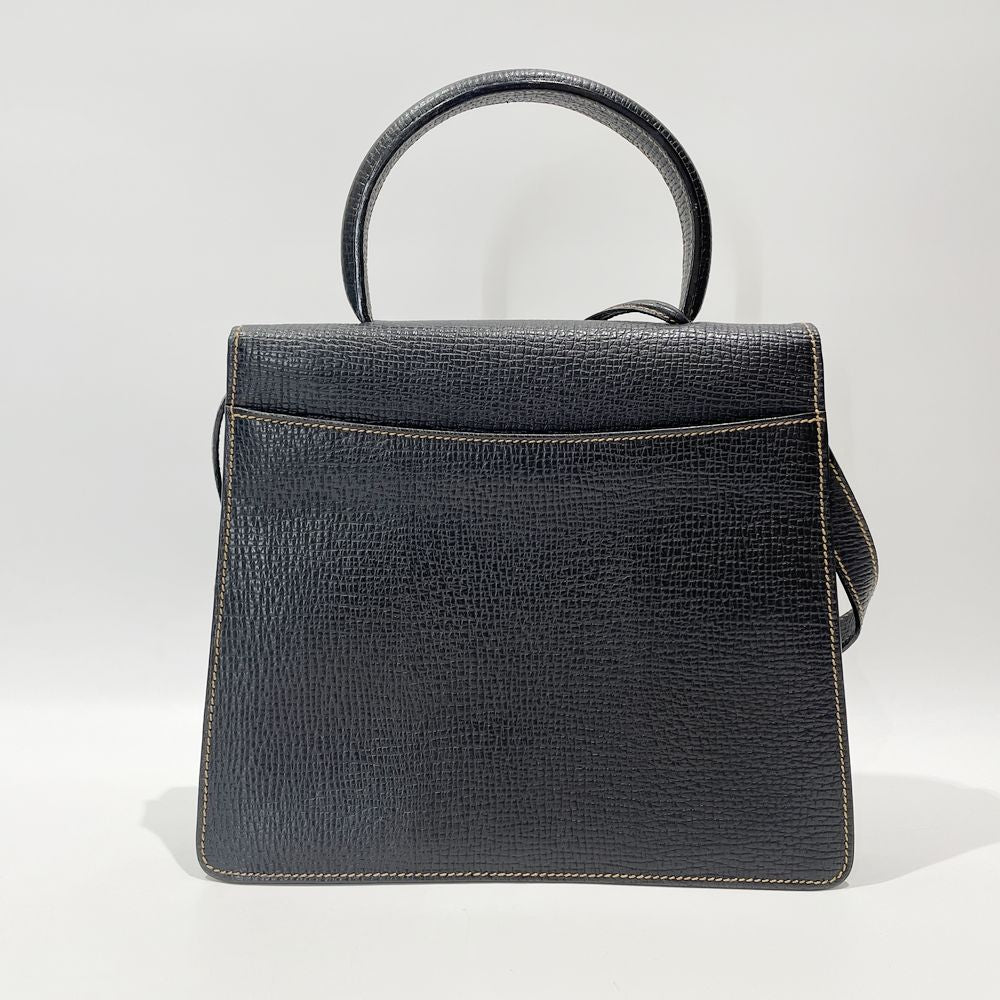 中古AB/使用感小】LOEWE ロエベ バルセロナ 2WAY ヴィンテージ レディース ハンドバッグ ブラック20488983