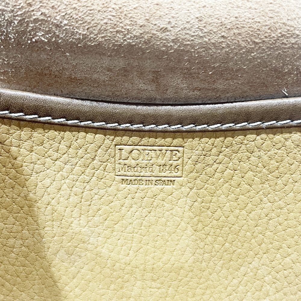 LOEWE(ロエベ) アナグラム ミニ 斜め掛け ヴィンテージ ショルダーバッグ レザー レディース【中古B】20240928