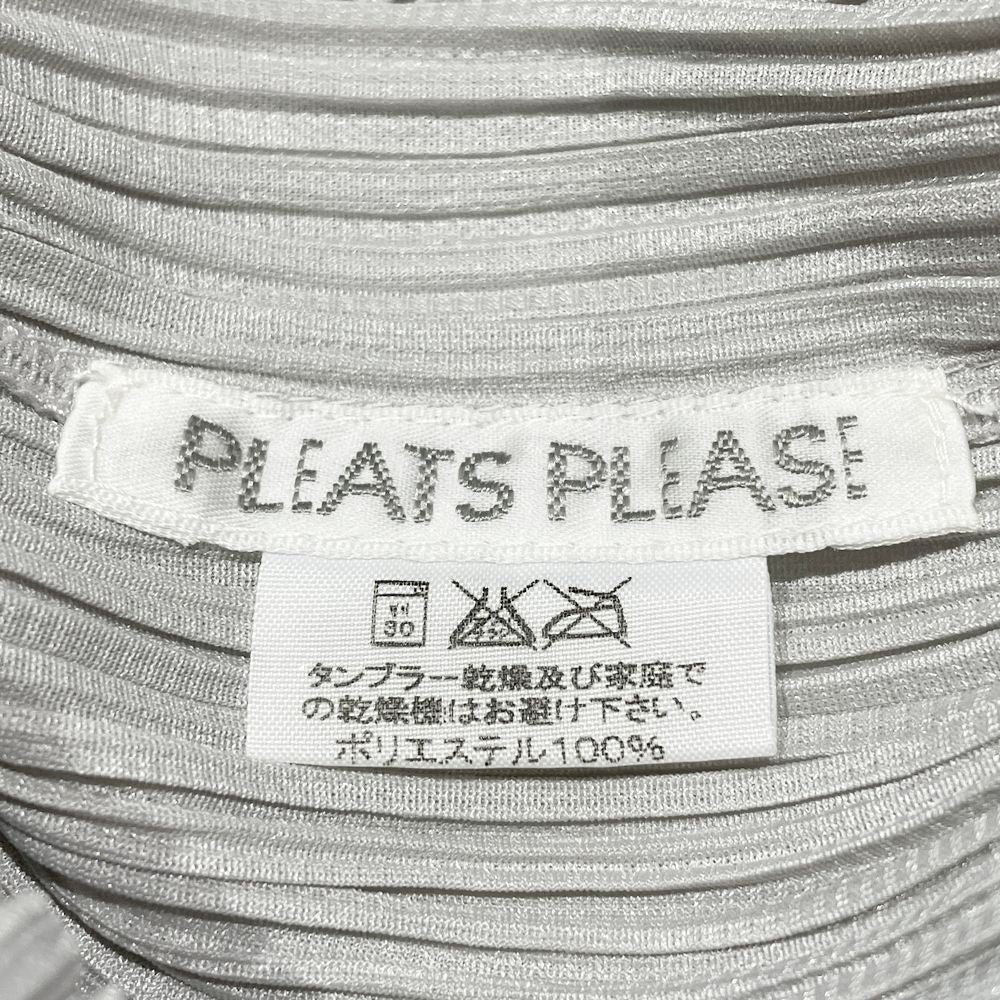 PLEATS PLEASE(プリーツプリーズ) イッセイミヤケ プリーツ加工 半袖カットソー＆ロングスカート サイズ3 PP12-JK608/ セットアップ ポリエステル レディース【中古B】20240831