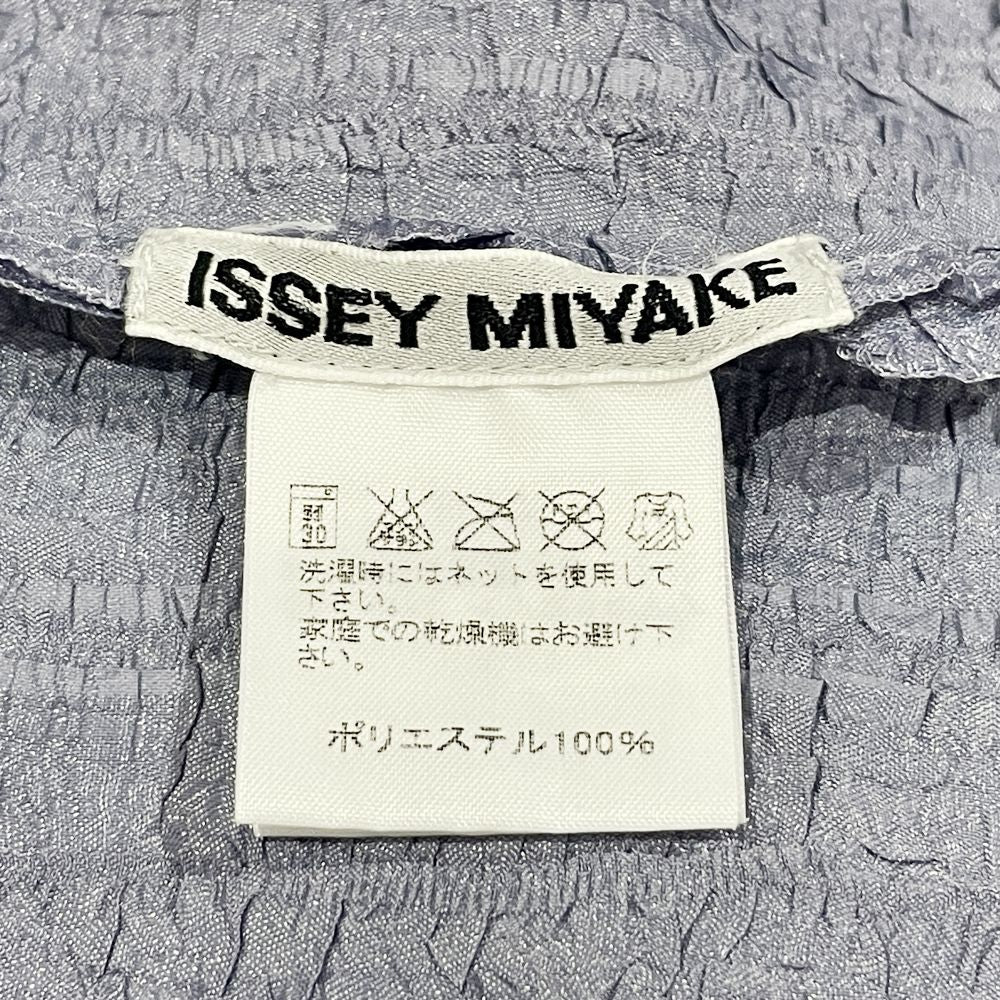 ISSEY MIYAKE(イッセイミヤケ) しわ加工 フリル サイズ3 IM14FJ918 カットソー ポリエステル レディース【中古AB】20240920