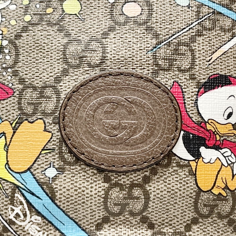 中古AB/使用感小】GUCCI グッチ サイズM/58cm ×Disney ディズニードナルド コラボ GGスプリーム 帽子 メンズ ハット  ブルー20489056