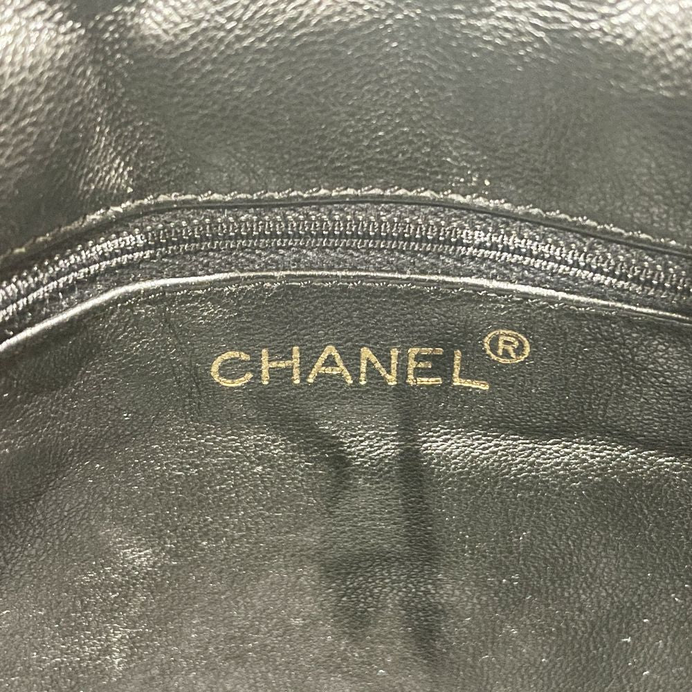 CHANEL(シャネル) 編み込み 巾着 チャーム ミニ 肩掛け ヴインテージ ショルダーバッグ レザー レディース【中古AB】20240901