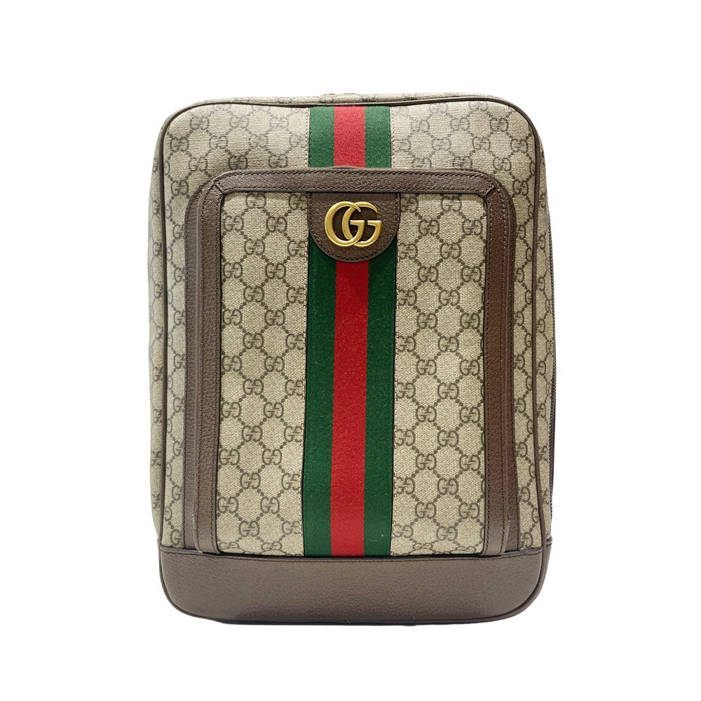 GUCCI(グッチ) オフィディア GGミディアム FABYY 9744 745718 リュック・デイパック GGスプリームキャンバス/レザー メンズ【中古AB】20240901