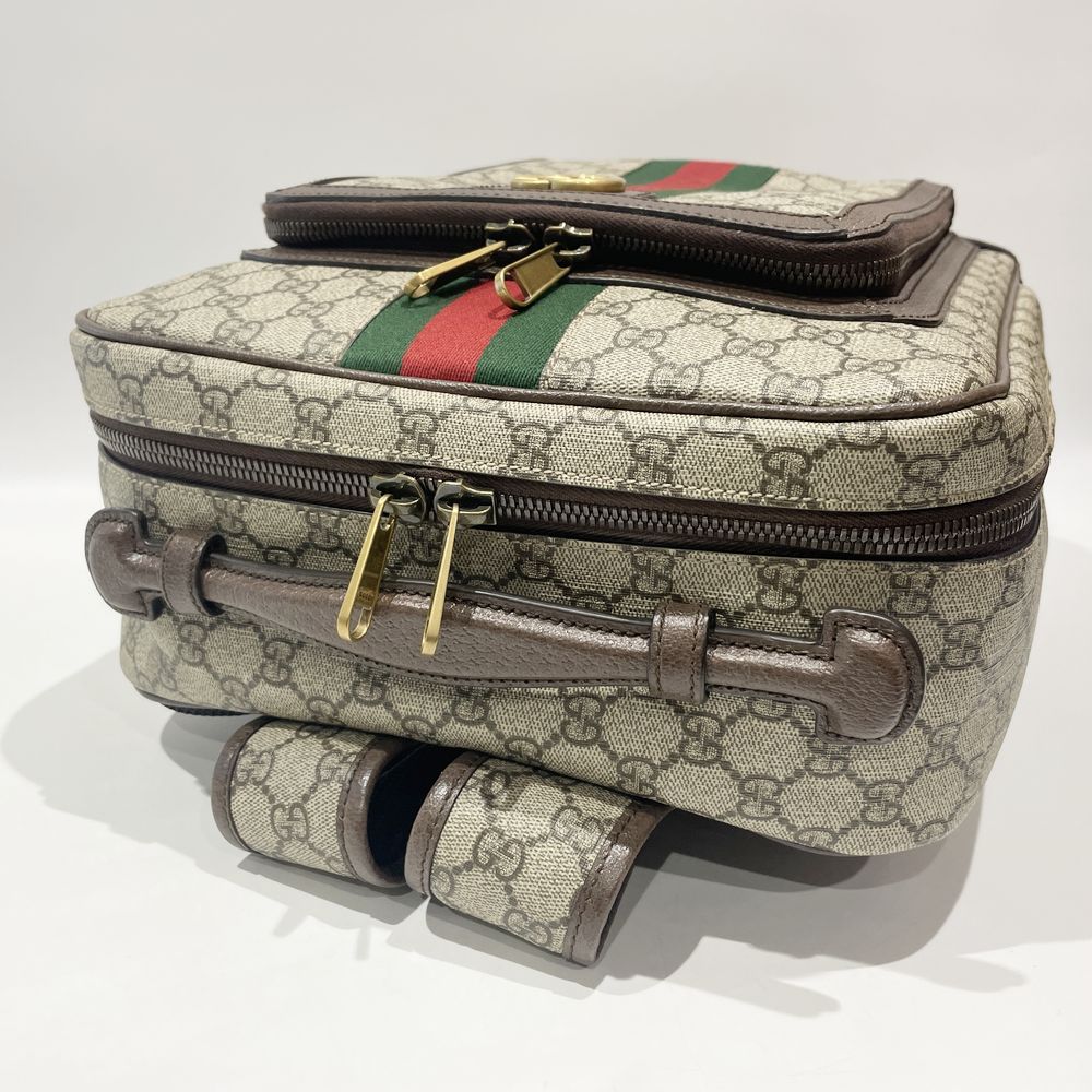 GUCCI(グッチ) オフィディア GGミディアム FABYY 9744 745718 リュック・デイパック GGスプリームキャンバス/レザー メンズ【中古AB】20240901