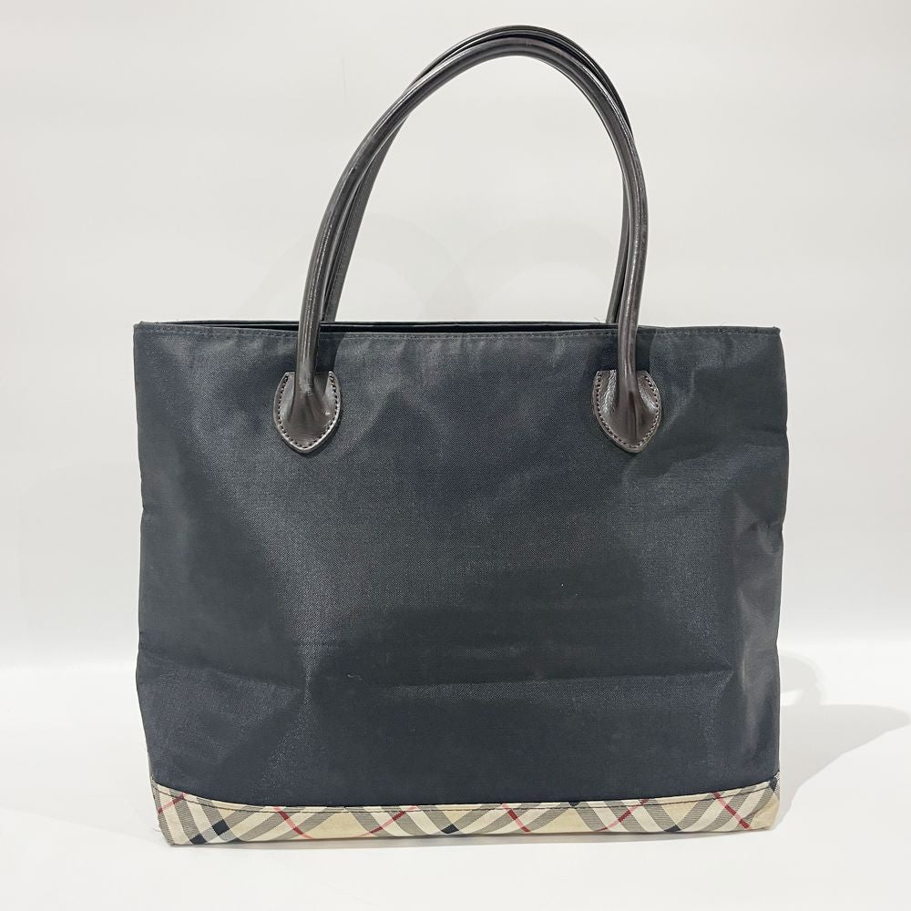 中古B/標準】BURBERRY BLUE LABEL バーバリーブルーレーベル 一部チェック レディース トートバッグ20489640