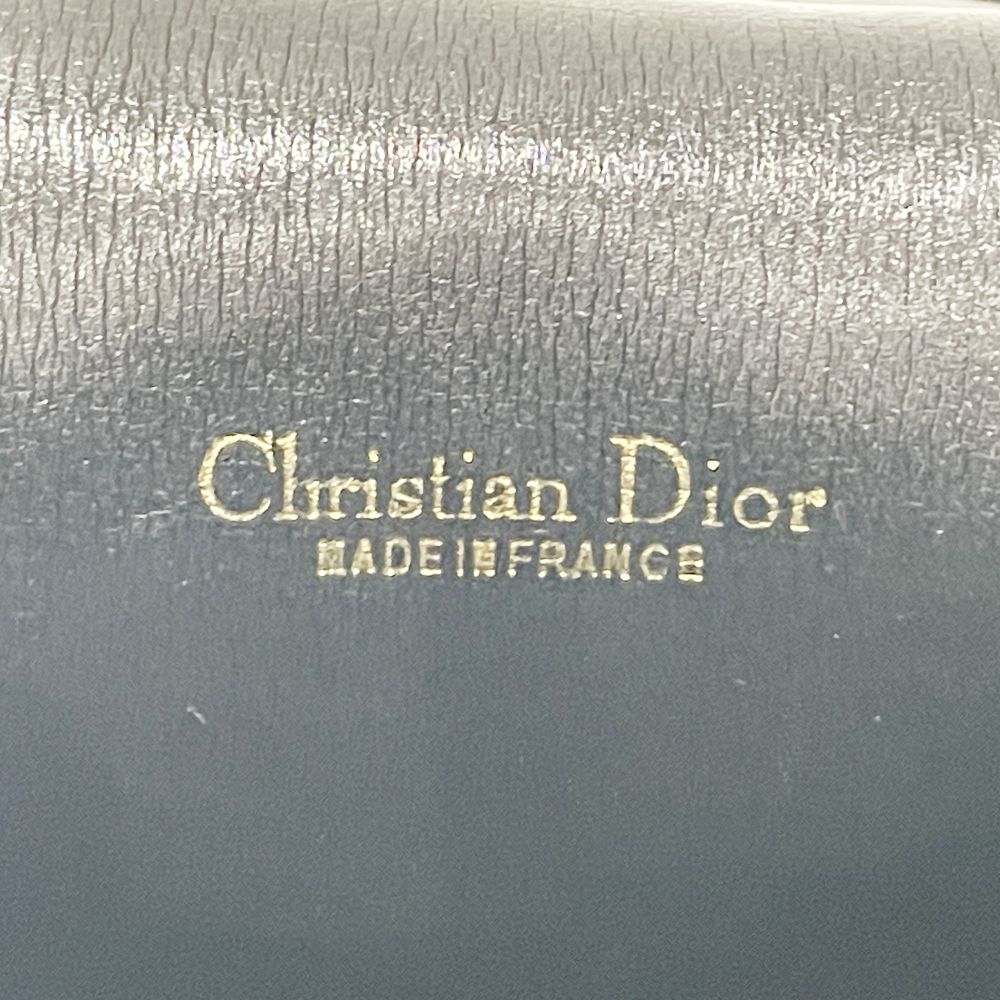 Christian Dior(クリスチャンディオール) ロゴ ハニカム 斜め掛け ヴィンテージ ショルダーバッグ キャンバス/レザー レディース【中古B】20240903