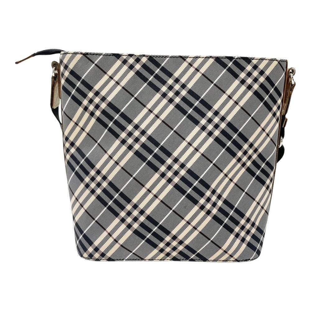 BURBERRY BLUE LABEL(バーバリーブルーレーベル) チェック 斜め掛け ショルダーバッグ キャンバス/レザー レディース【中古B】20240903