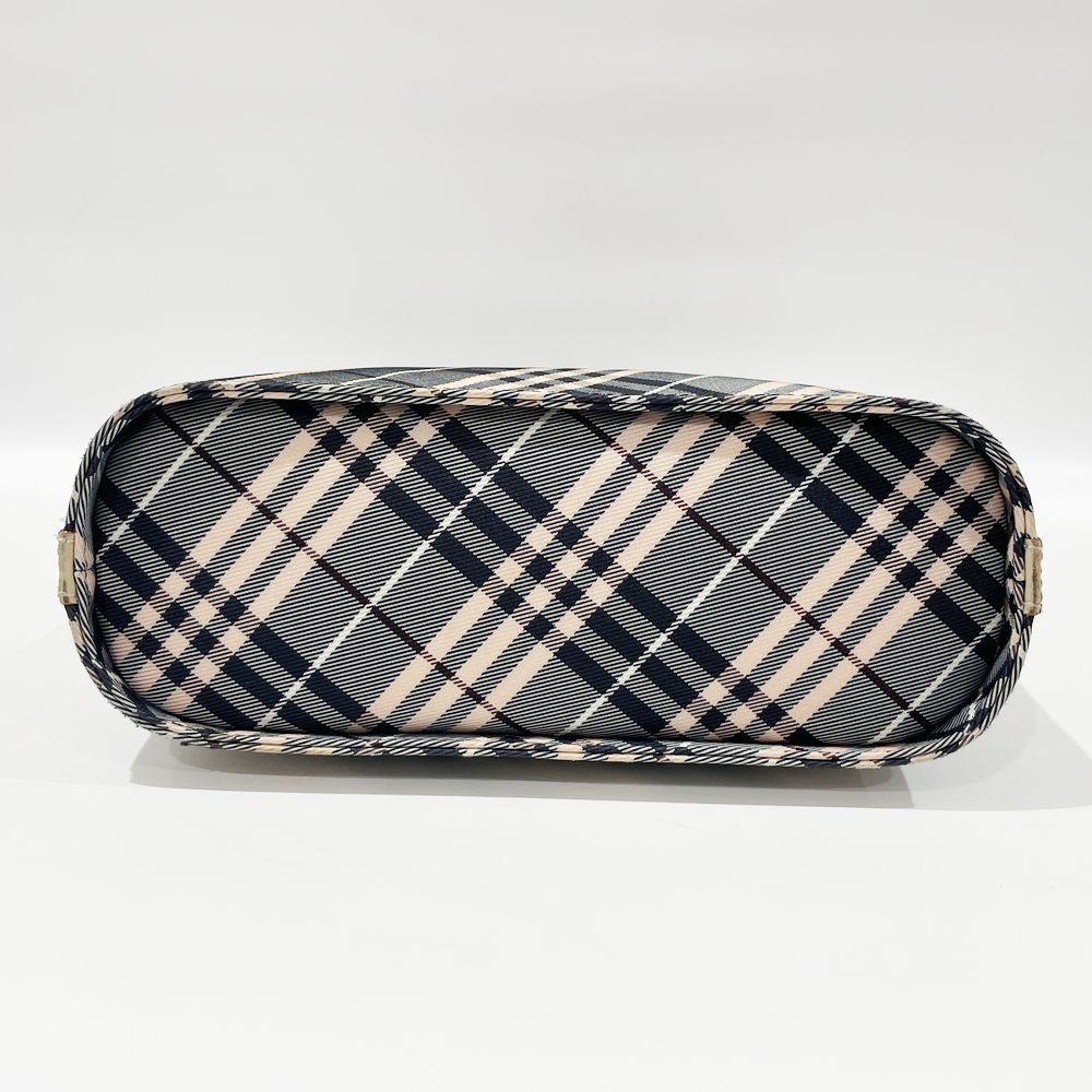 BURBERRY BLUE LABEL(バーバリーブルーレーベル) チェック 斜め掛け ショルダーバッグ キャンバス/レザー レディース【中古B】20240903