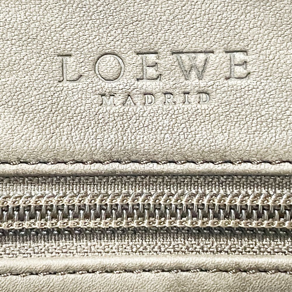 LOEWE(ロエベ) アマソナ27 アナグラム ミニ ヴィンテージ ハンドバッグ スエード/レザー レディース【中古B】20240903