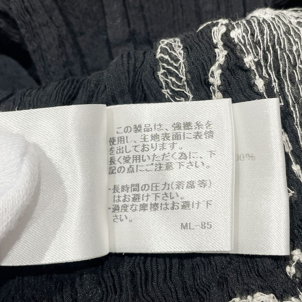 me ISSEY MIYAKE(ミー イッセイミヤケ) プリーツ加工 フラワー 刺繍 ノースリーブ MI81FH433 ワンピース ポリエステル レディース【中古AB】20240920