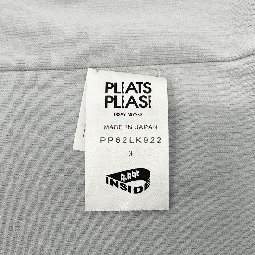 PLEATS PLEASE(プリーツプリーズ) A-POC INSIDE イッセイミヤケ 切替メッシュ サイズ3 PP62LK922 カットソー ナイロン/ポリエステル/ポリウレタン レディース【中古B】20240921