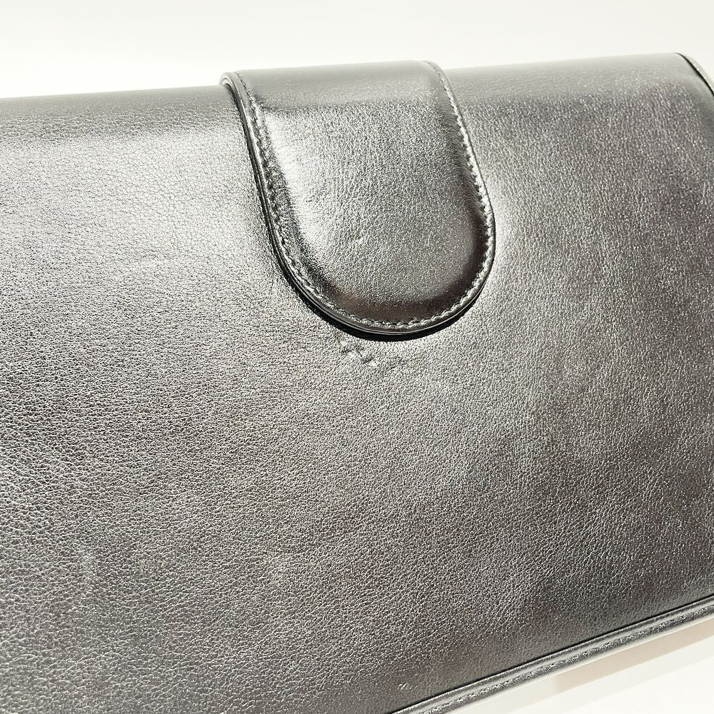 YVES SAINT LAURENT(イヴ・サンローラン) コンチョ金具 スクエア型 2WAY 肩掛け チェーン ヴィンテージ ショルダーバッグ レザー レディース【中古AB】20240922