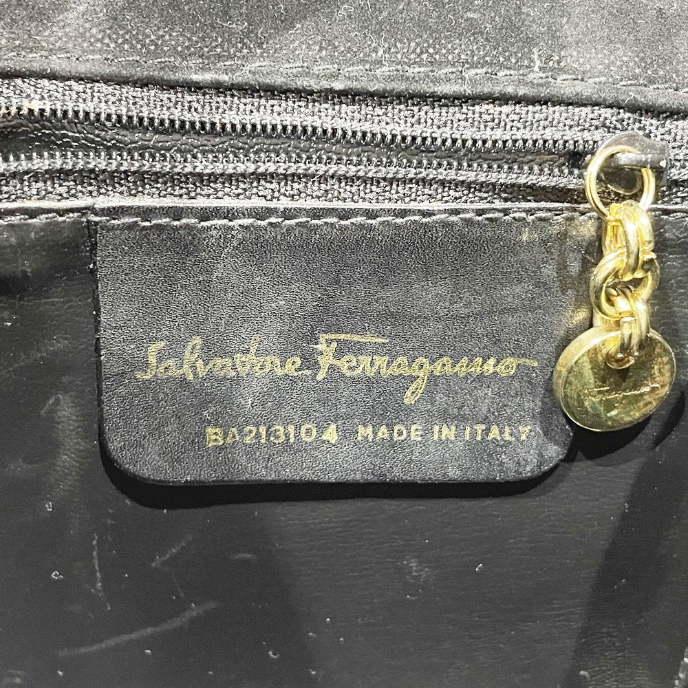 Salvatore Ferragamo(サルヴァトーレフェラガモ) ヴァラ リボン 2WAY ミニ BC213104 ハンドバッグ レザー レディース【中古AB】20240922