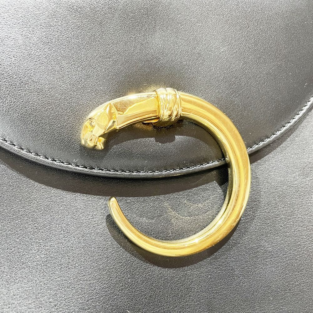 CARTIER(カルティエ) パンテール ゴールド金具 斜め掛け ショルダーバッグ レザー レディース【中古AB】20240922