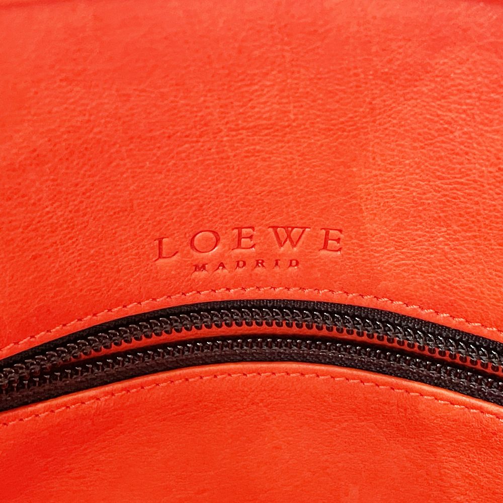 LOEWE(ロエベ) アマソナ32 アナグラム ヴィンテージ ハンドバッグ スエード/レザー レディース【中古B】20240922