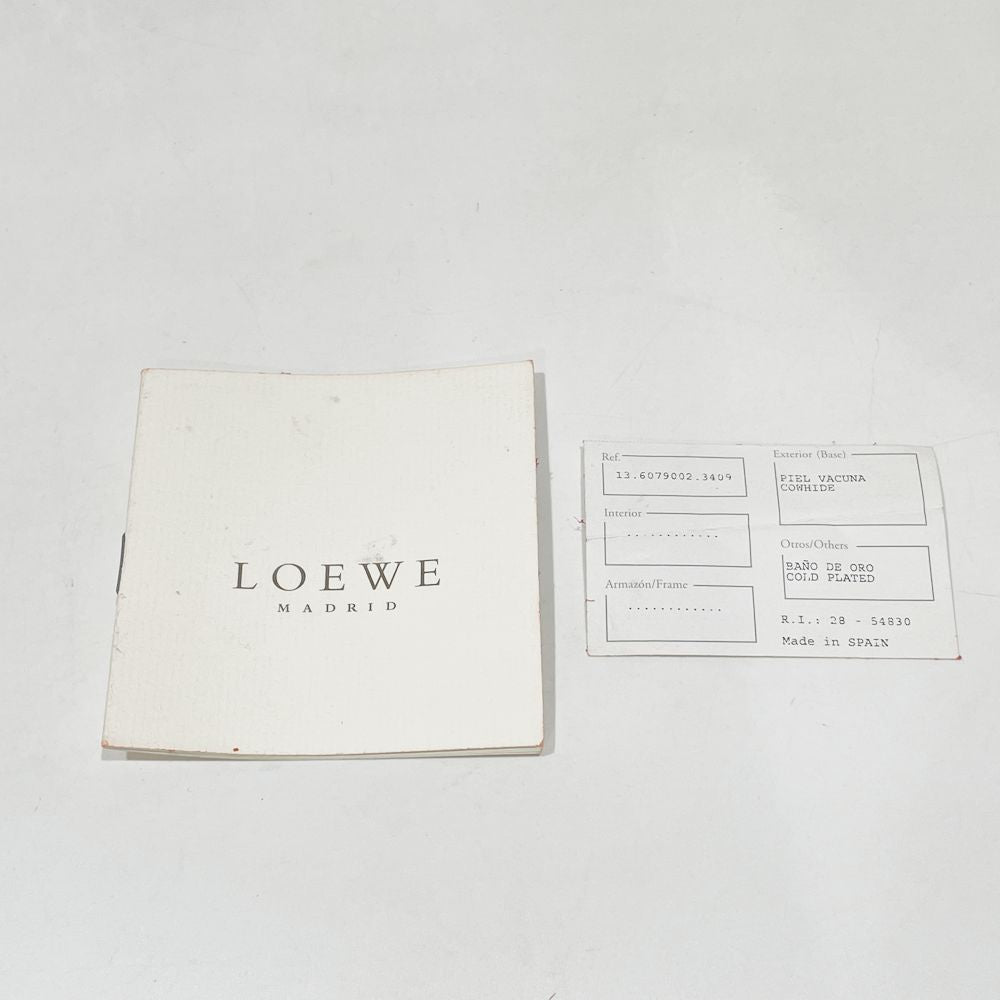 LOEWE(ロエベ) アマソナ32 アナグラム ヴィンテージ ハンドバッグ スエード/レザー レディース【中古B】20240922