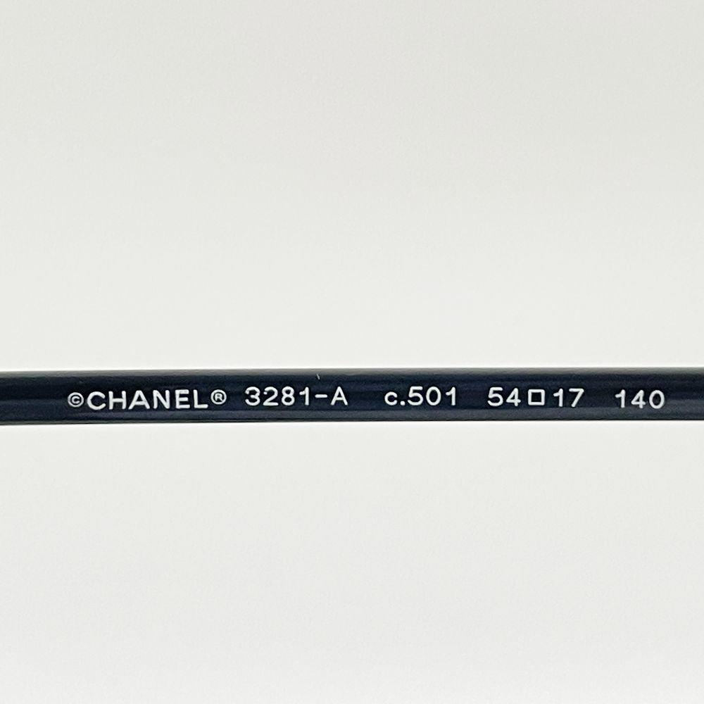 CHANEL(シャネル) スクエア ココマーク メガネ アイウェア 3281-A 眼鏡 プラスチック/ レディース【中古A】20240910